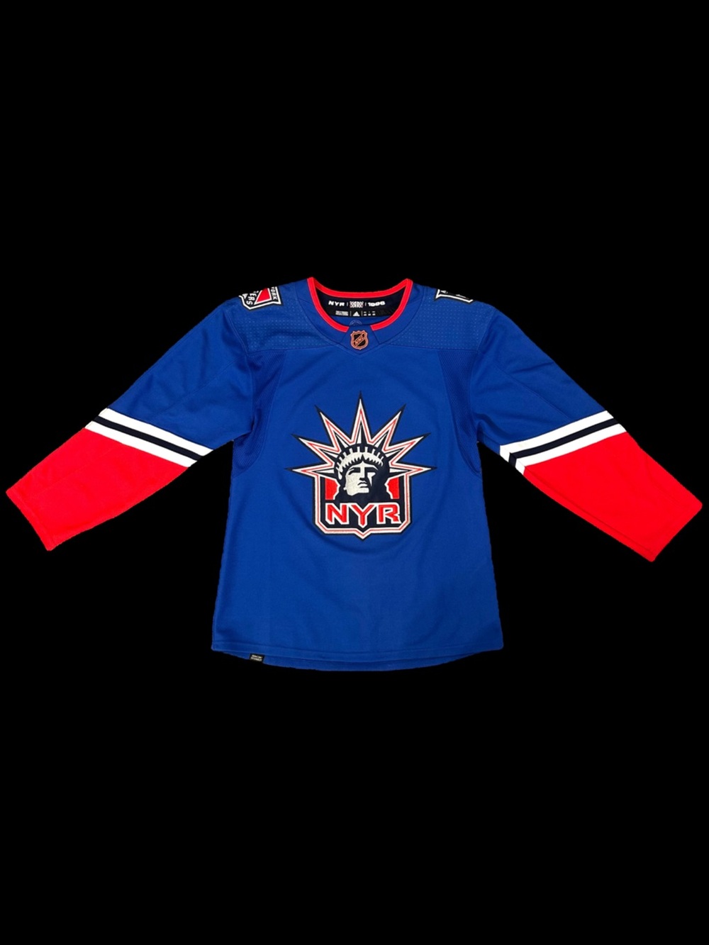 New York Rangers Reverse Retro 2.0 Lady Liberty Adidas Jersey | sz 44 | NWOT